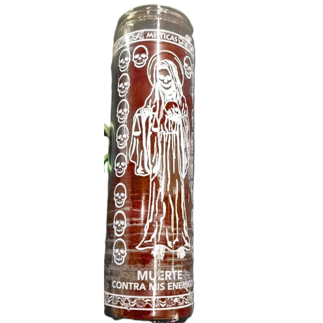 Veladora Santa Muerte Café